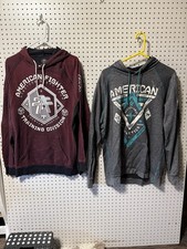 Mens American Fighter hoodies - hooded sweatshrts - size large