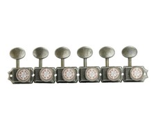 Guyker 6-in-line Vintage Guitar Lock String Tuners   Locking Tuning Key Relic