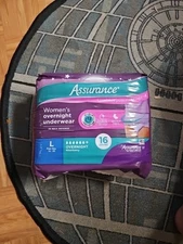 Women's Overnight Underwear, L , 3 Max Defense (16 Ct)(A) Pants Size 16-22