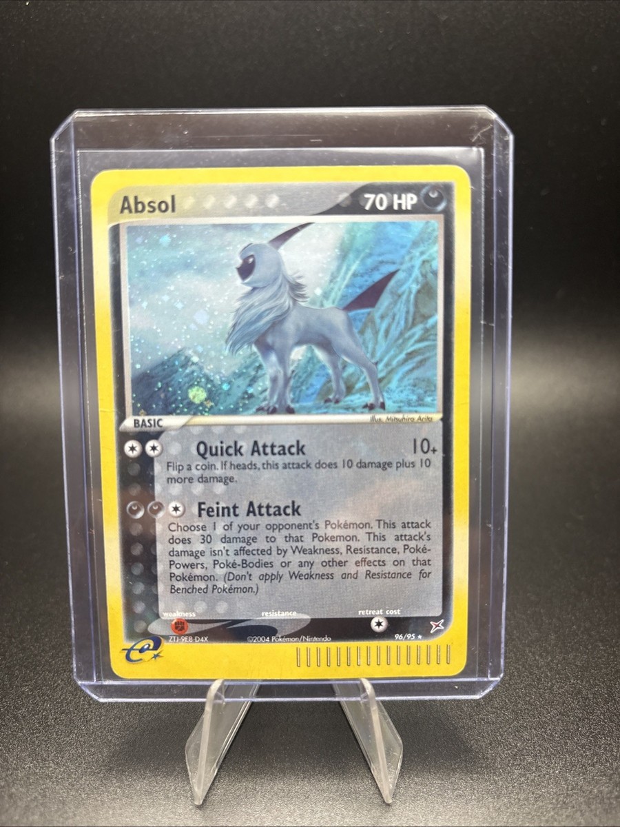 2004 Pokemon EX Team Magma Vs. Team Aqua Team Absol Holo 96/95 MP