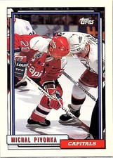 1992-93 Topps #107 Michal Pivonka Washington Capitals