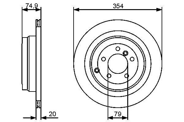 Bosch Discofreno 0 986 479 479 - Immagine 2