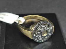 Gold 333 8kt Ring mit Silber 925 Schmucksteinen  RG 67