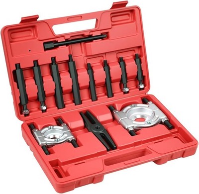 12pcs Bearing Separator Puller Set, Heavy Duty 5 Ton Capacity 2'' and 3'' Bearings