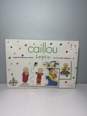 RARE HTF 2008 Caillou Logico Logical Sequences Matching Game - Complete No Rules