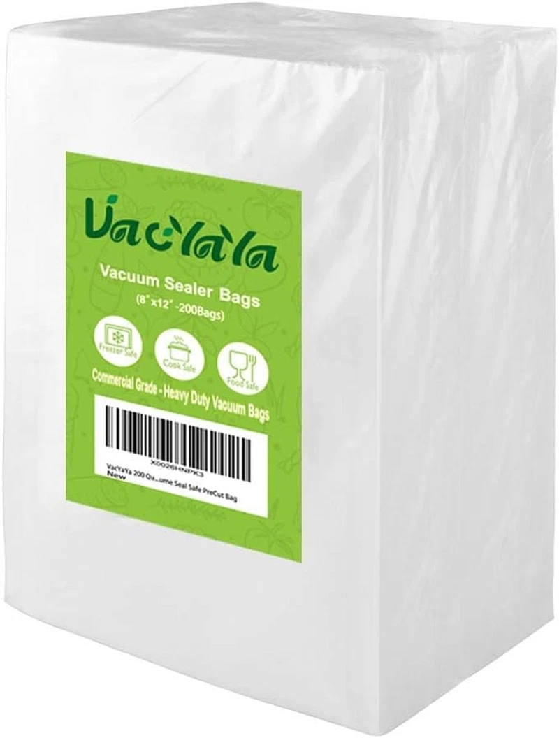 Vacyaya 200 Quart Size 8 X 12 Inch Vacuum Sealer Freezer Storage Machine Bags fo
Opens in a new wind
