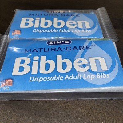 Zim s Bobber Disposable Adult Lap Bibs.