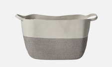 Artesa Collapsible Laundry Rope Hamper Woven Foldable Fabric Basket Household