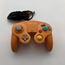 Nintendo GameCube Controller Orange Original OEM DOL-003 RECONDITIONED/TESTED