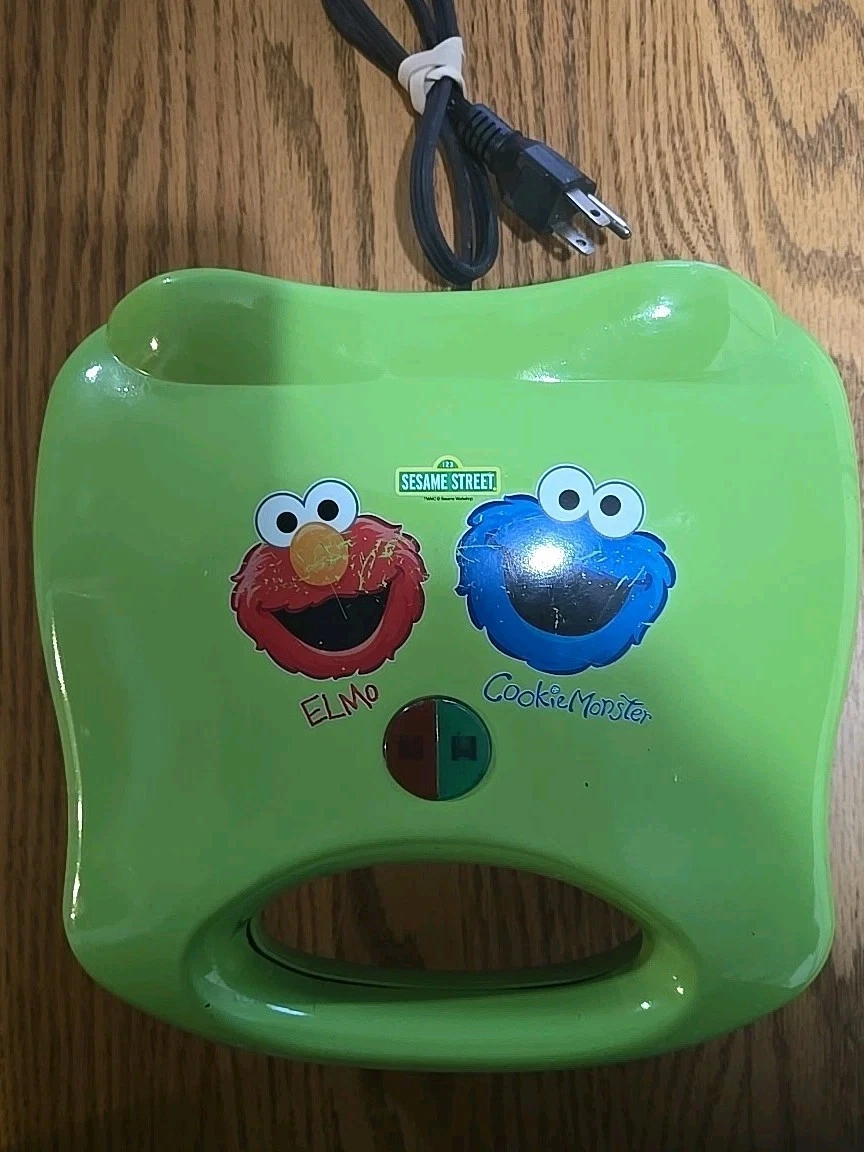 Rare Sesame Street Sandwich Maker - Works Perfectly! Elmo And Cookie Monster
Opens in a new window o