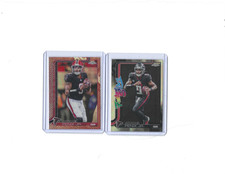 Michael Penix Jr  TOPPS CHROME 2025 REFRACTOR 2 Card Lot