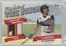 2018 Topps Pro Debut Fragments of the Farm Relics JJ Matijevic #FOTF-QCR 00q0