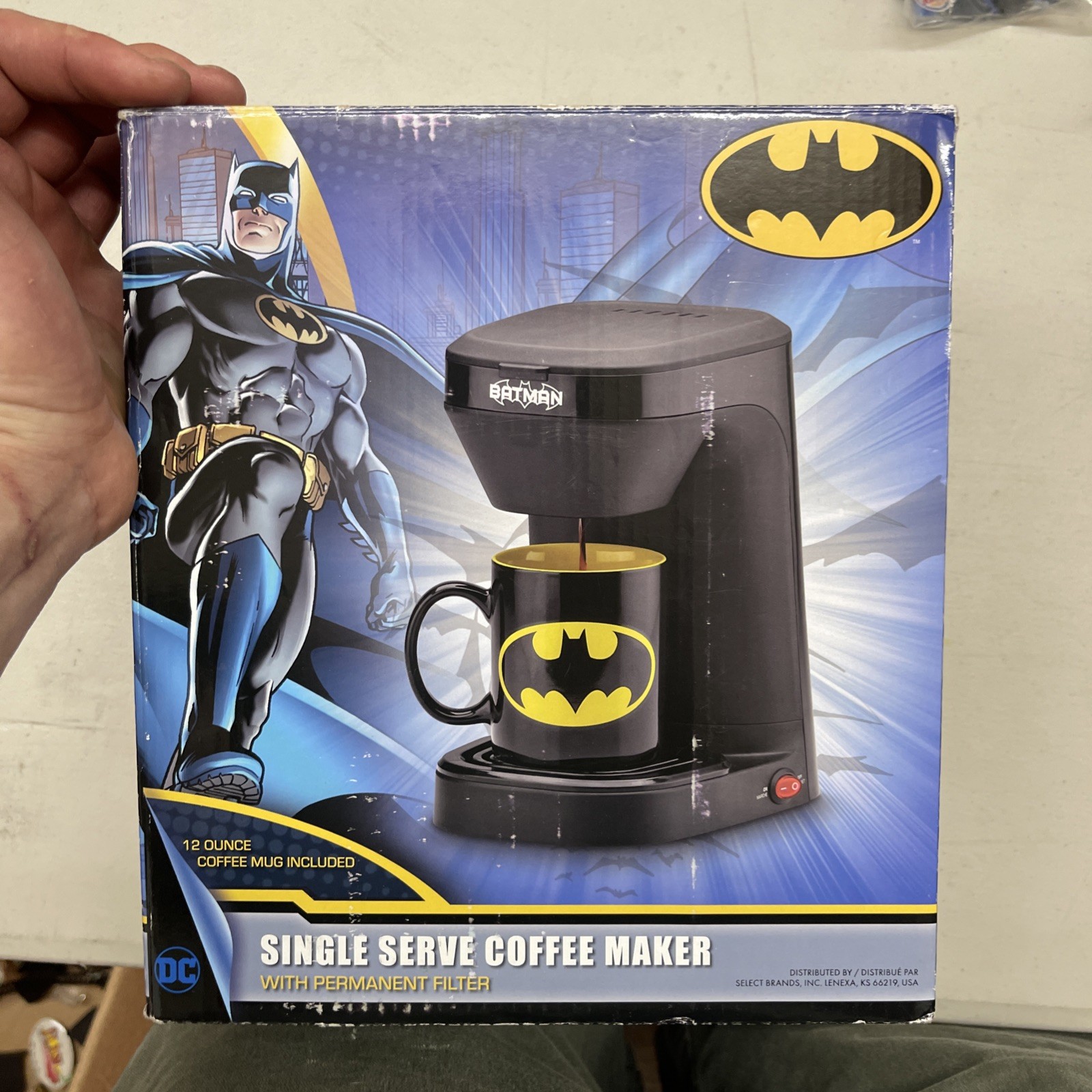 W/ 12 Oz Coffee Mug Dc Comics New