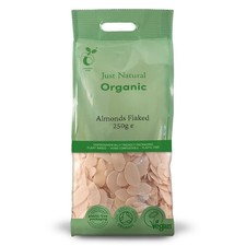 Just Natural Organic Organic Almonds Flaked 250g - 4 Pack