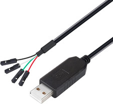 USB to TTL Serial 3.3V Adapter Cable TX RX Signal 4 Pin 0.1 Inch Pitch Female So