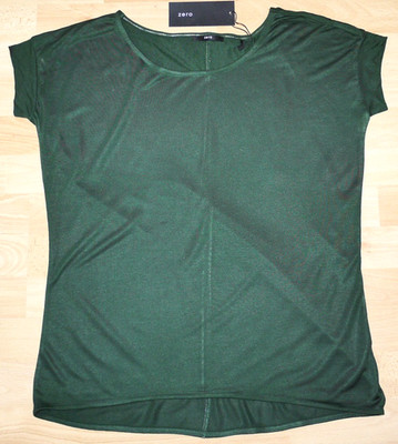 ZERO Shirt Gr.38 dunkel grün gold Kurzarm Set ++Neu++