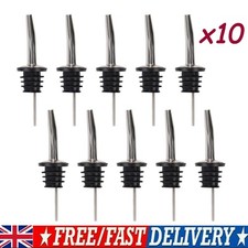 10* Stainless Steel Bottle Spouts Oil Wine Liquor Pourer Dispenser Pour Stopper