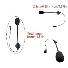 Noise Cancelling Replacement Boom Microphone Soft Hard for Cardo Headsets