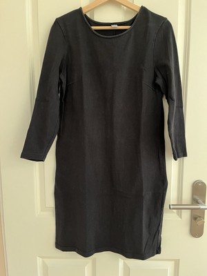 Old Navy Kleid Shirtkleid Schwarz U-Ausschnitt M