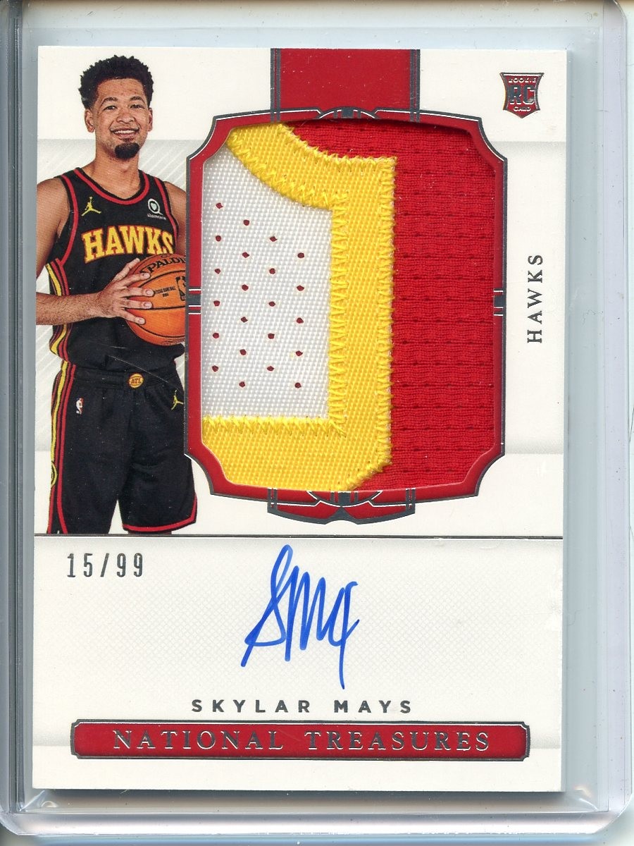2020-21 Panini National Treasures #136 Skylar Mays Rookie Patch Autograph /99