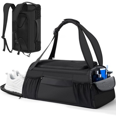 Miycoo Gym Bag For Women Men Duffle Travel Bag Shoes Compartment And Wet Pocket