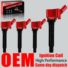 4x Oem High Performance Ignition Coil For Vw Jetta Golf Beetle Audi A3 A4 Uf765