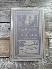 1907 Antique Novel “New Chronicles of Rebecca” Dust Jacket, Illustrated