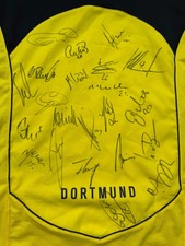 Dortmund Trikot 2004/05 Gr. M Spielerversion Teamsigniert BVB Total90 Nike
