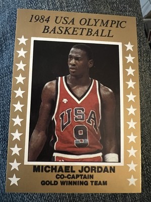 Michael Jordan 1984 Team USA Olympic Basketball RC **RARE** Chicago Bulls