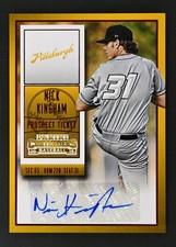 2015 Panini Contenders #8 Nick Kingham AUTO Prospect Ticket Red Foil