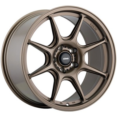 Konig Lockout 18x8.5 5x100 +43mm Bronze Wheel Rim 18'' Inch