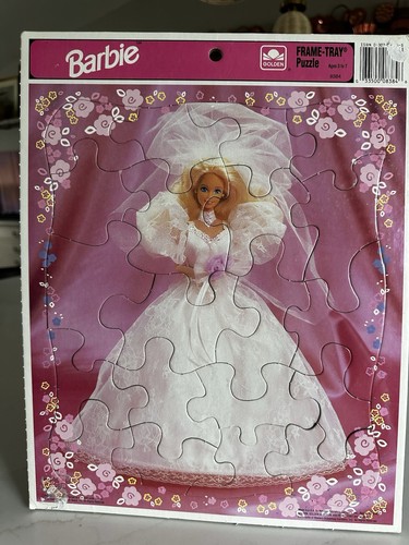 Vintage Barbie Frame-Tray Puzzle by Golden