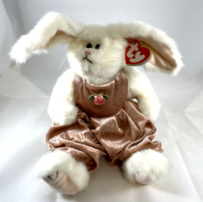 Beanie Baby Sara White Rabbit The Attic Treasures Collection 1993