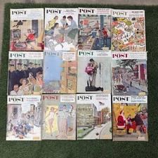 The Saturday Evening Post Magazine - 1958 - Your Choice - Rockwell Acceptable