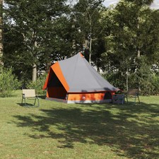 Tente Tipi avec toit avec stockage avec évent taffetas familiale d'été vidaXL vi