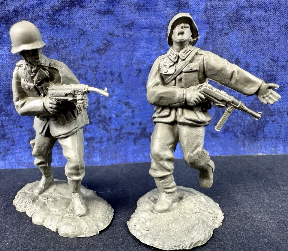 Lote de 8 soldados alemanes de juguete Conte Collectibles Segunda Guerra Mundial 54 mm el día más largo Foto 4 de 4