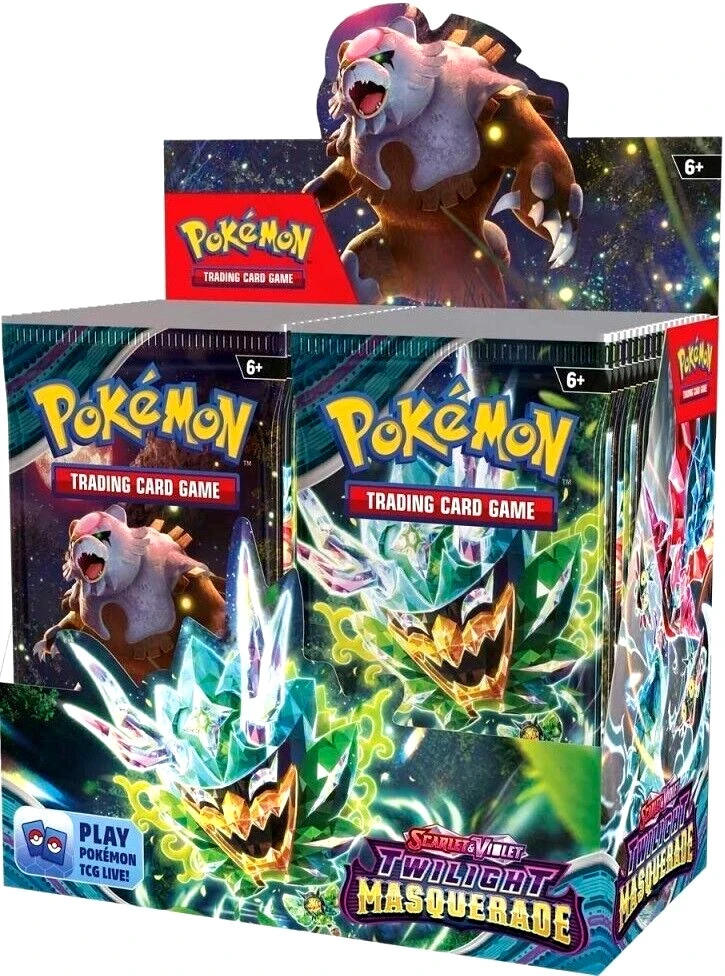 Pokemon TCG Twilight Masquerade Booster Box Factory Sealed