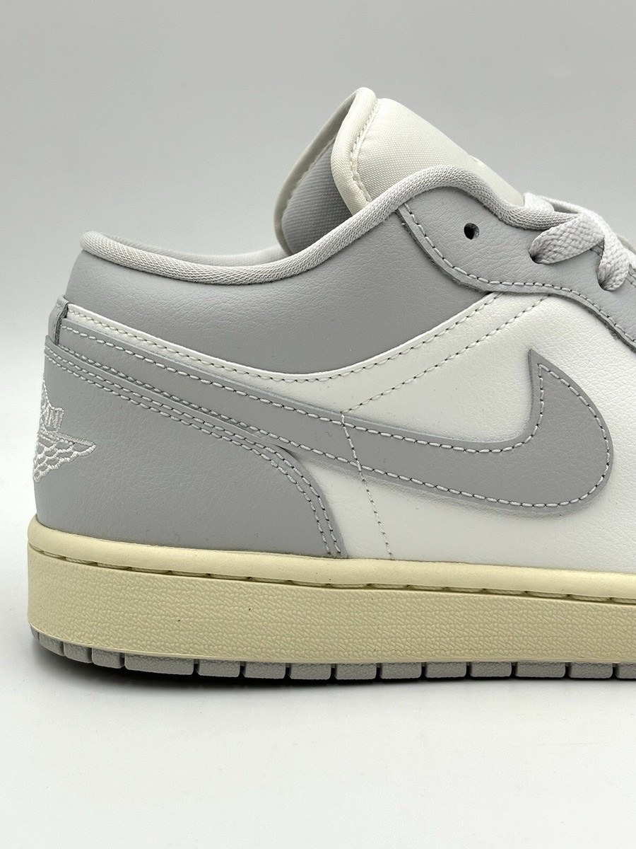 国内配送 NIKE W AIR JORDAN 1 LOW SAIL/N.GREY-COCONUT MILK Jordan Air Jordan 1 Low Womens Lifestyle Shoes Sail Coconut