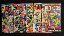 DEFENDERS #30, 31, 32, 33, 34, 35, 36 (Marvel Comics 1975) AVG F+