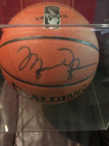 signed jordan basketball