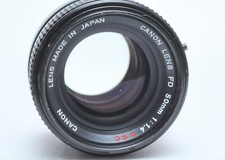 Canon FD 50mm f/1.4 S.S.C Lens S216