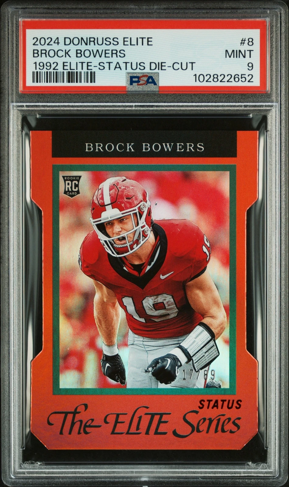 Brock Bowers Panini Donruss Elite 1992 Elite #8 Status Die-Cut