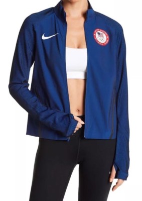NIKE US Olympic Wmn Stadium Jacket! Statement Maker Windbreaker For Proud You! S