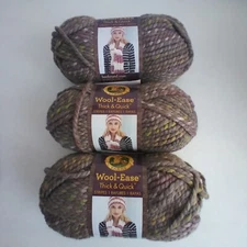 Lion Brand Wool Ease Thick and Quick - Urban Camo New (3 Pack)