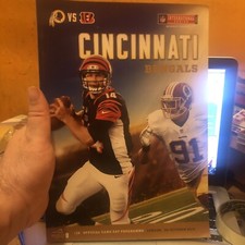 2016 WASHINGTON REDSKINS V CINCINNATI BENGALS INTERNATIONAL SERIES NFL PROGRAMME
