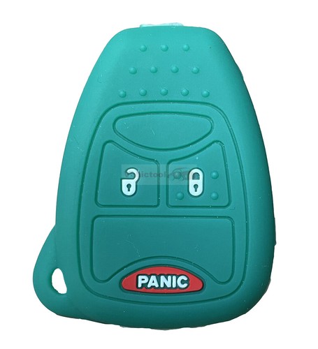 Fit Chrysler Dodge Jeep 3 Button Remote Smart Key Fob Silicone Skin Case Cover - Picture 24 of 31