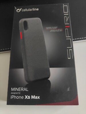 Cellularline Supirio Apple iPhone XS Max Schutz Hülle Tasche Case Silikon 645