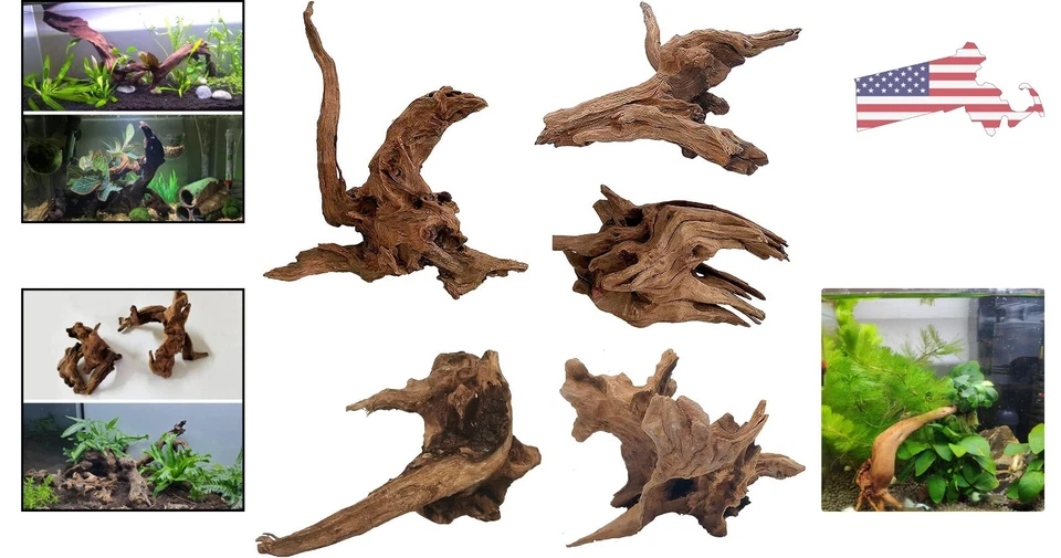 Authentic Driftwood for Aquarium - Fish Tank Decor - Reptile Tank - Home Garden - Image 2 of 4