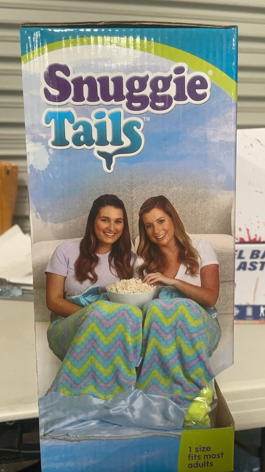 MANTA SUPER SUAVE COMO SE VE EN TV ADULTO COLA AJUSTADA PÚRPURA SIRENA TOTALMENTE NUEVA Foto 3 de 4