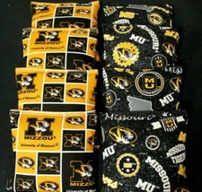University of MISSOURI MIZZOU CORNHOLE BEAN BAGS 8 ACA Regulation Game Bags NEW 